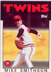1986 Topps Baseball Cards      695     Mike Smithson